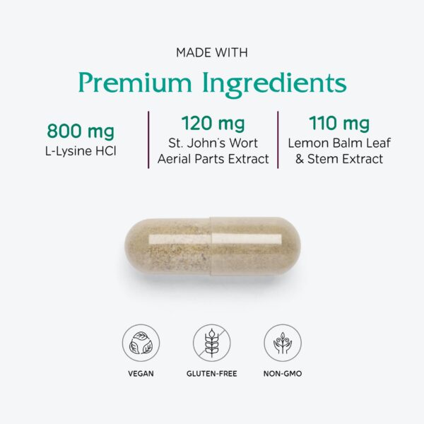 Lista de ingredientes en Lysine Extra