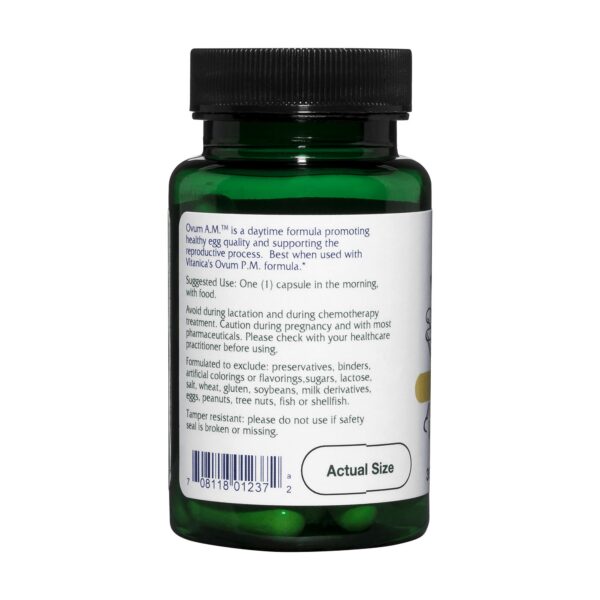 Frasco Ovum A.M. con cápsulas