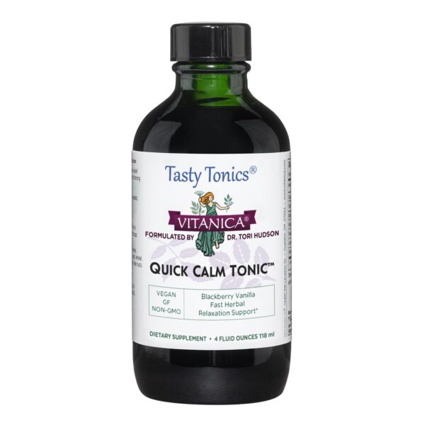 Vitanica Quick Calm Tonic suplemento herbal relajante mujer