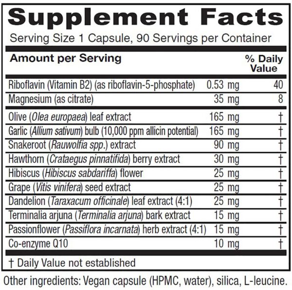 Frasco con cápsulas Rauwolfia Extra