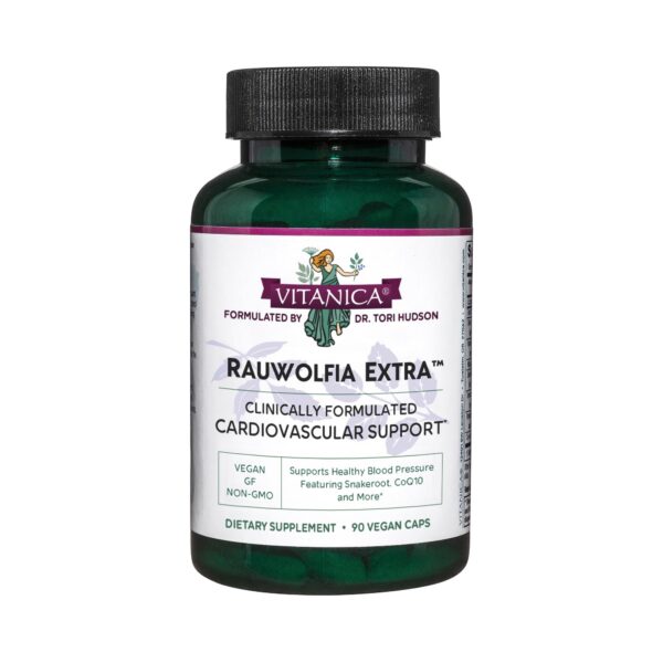 Frente de la caja Vitanica Rauwolfia Extra