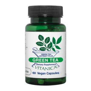 Vitanica suplemento té verde cápsulas 60 antioxidante