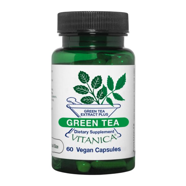 Vitanica suplemento té verde cápsulas 60 antioxidante