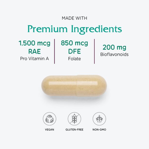 Multivitamínico vegano Vitanica para salud femenina