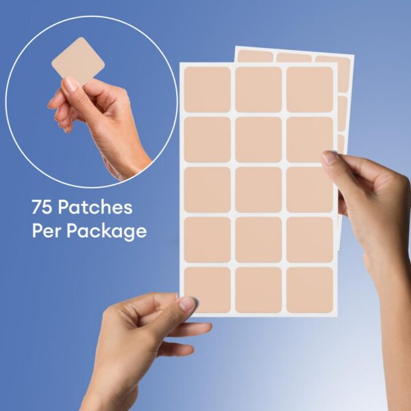 Parche B12 aplicado en piel