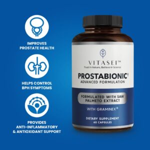Vitasei Prostabionic suplemento cápsulas con Saw Palmetto y Pygeum