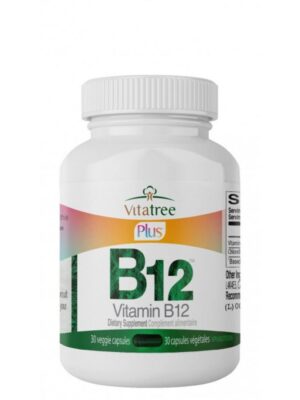 VitaTree Vitamin B12 con clorella etiqueta