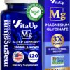 Version 1.0.0 VitaUp Magnesio glicinato etiqueta frontal