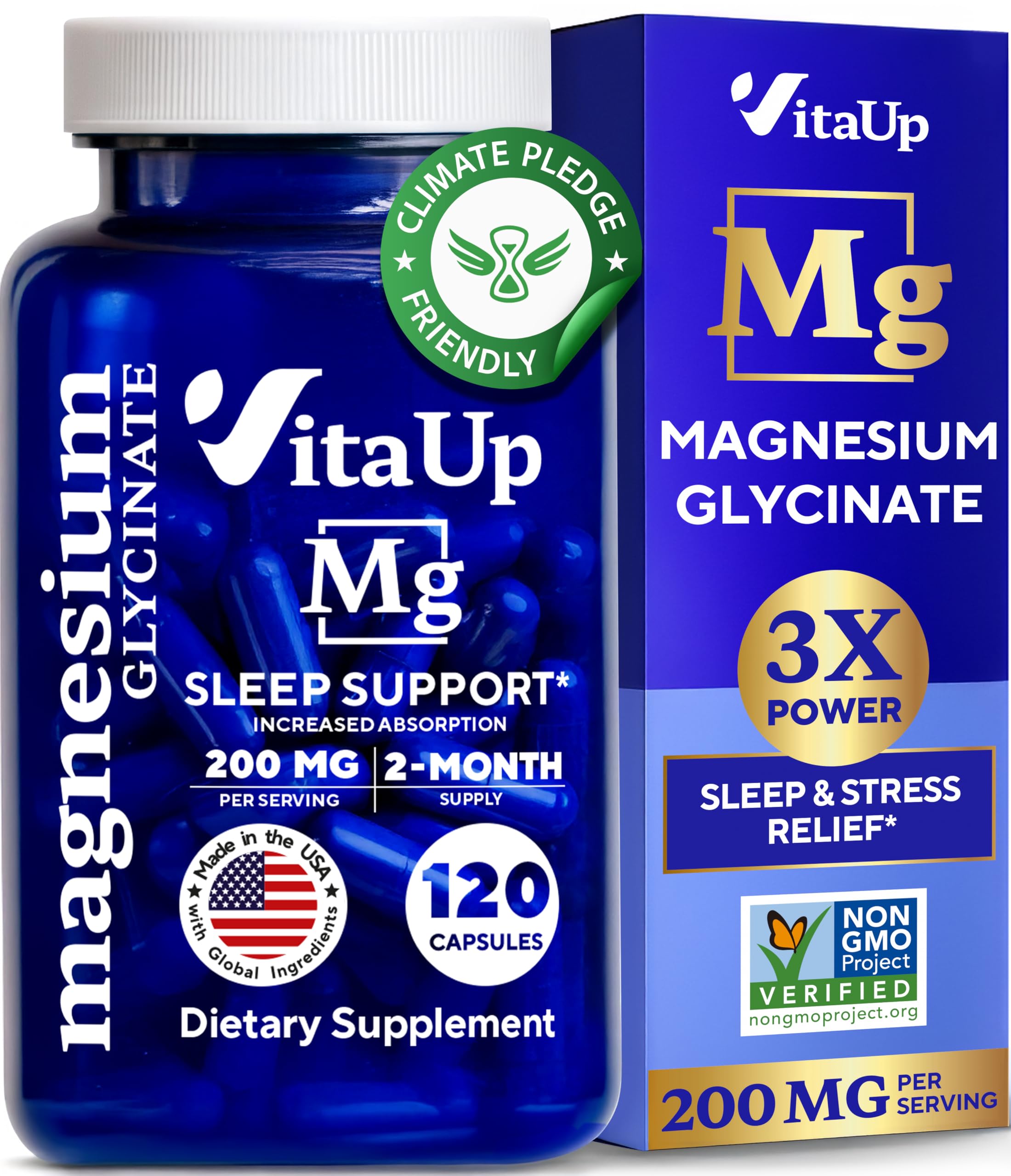 VitaUp Magnesium Glycinate, 200 mg