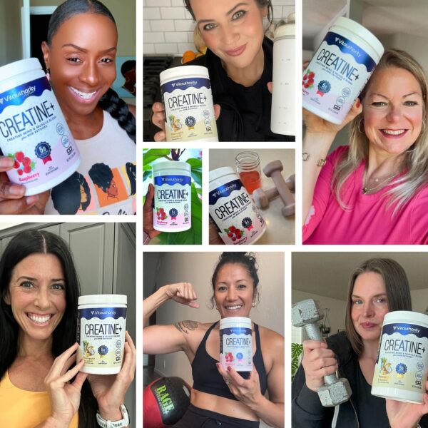 Envase de 13.9 onzas Vitauthority creatina