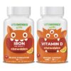 VitaWorks Kids gomitas hierro 10 mg y vitamina C frontal