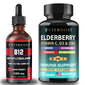 Version 1.0.0 Gotas B-12 veganas frambuesa frente