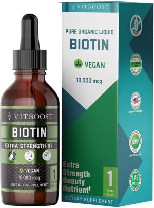 VITBOOST Biotin gotas etiqueta frontal