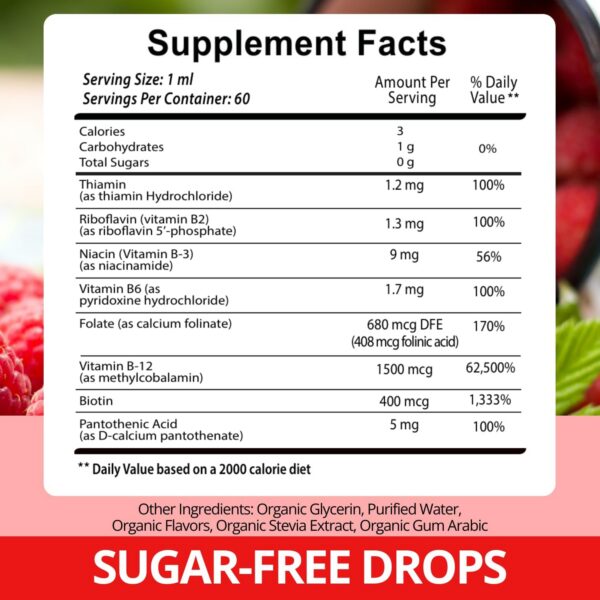 Etiqueta del producto VitBOOST B Complex Gotas Sublinguales