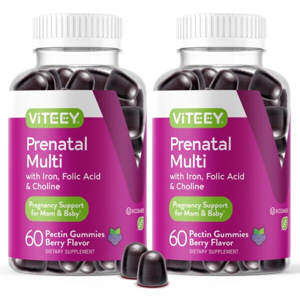 Viteey multivitaminas prenatales gominolas envase