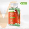 Etiqueta de la gomita Vitamina C Viteey