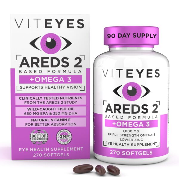 Frasco Viteyes AREDS 2 Omega-3