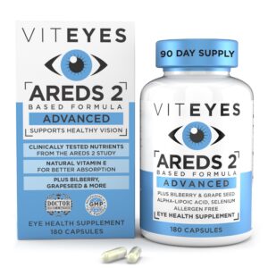 Version 1.0.0 Viteyes AREDS 2 Advanced Eye Vitamins frasco