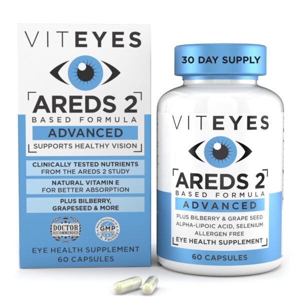 Frente de la caja Viteyes AREDS 2 Advanced