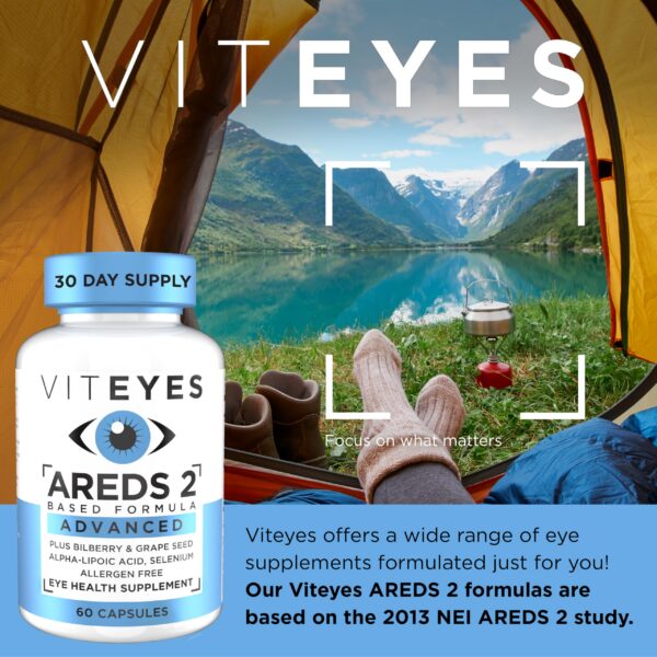 Etiqueta de ingredientes en Viteyes AREDS 2 Advanced