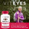 Etiqueta de ingredientes en envase Viteyes AREDS2