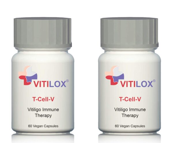 Version 1.0.0 Vitilox cápsulas inmunoterapia T-Cell-V tratamiento vitiligo