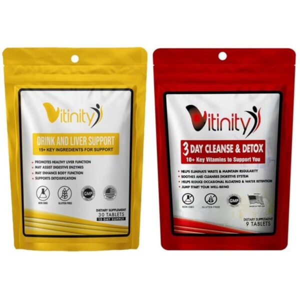 Vitinity suplemento limpieza hígado pack frontal
