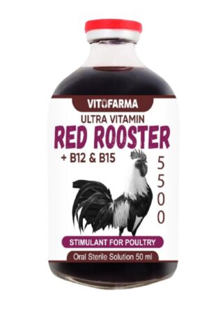 Botella VITOFARMA B12 5500 20 ml suplemento para gallos