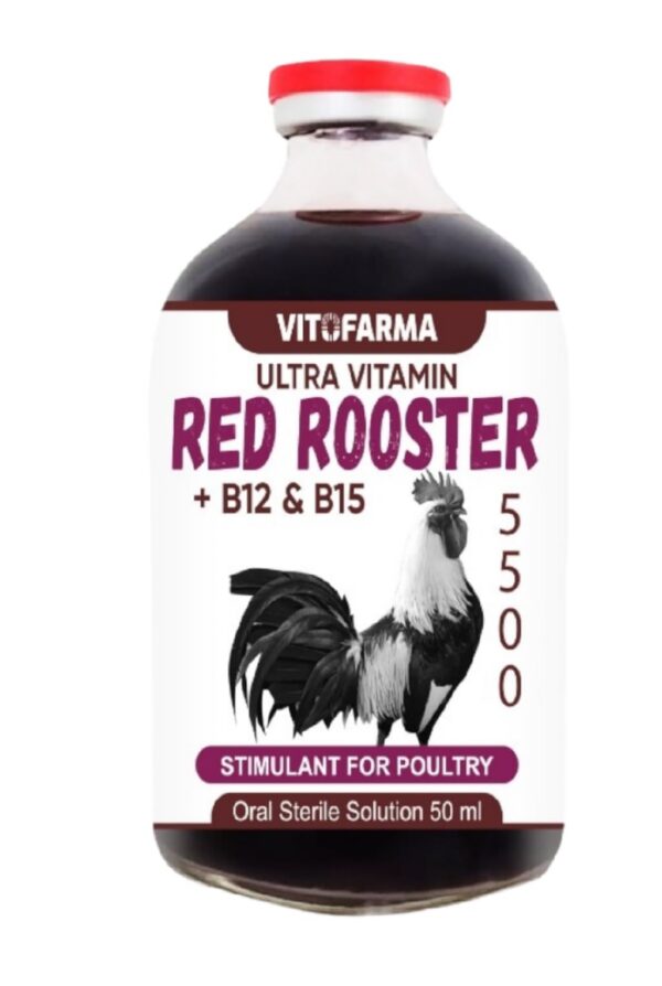 Botella VITOFARMA B12 5500 20 ml suplemento para gallos