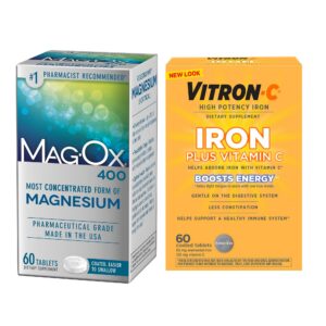 Version 1.0.0 Frente del envase Vitron-C Hierro 60 cápsulas