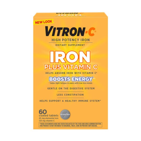 Vitron-C tableta multivitamínica frente