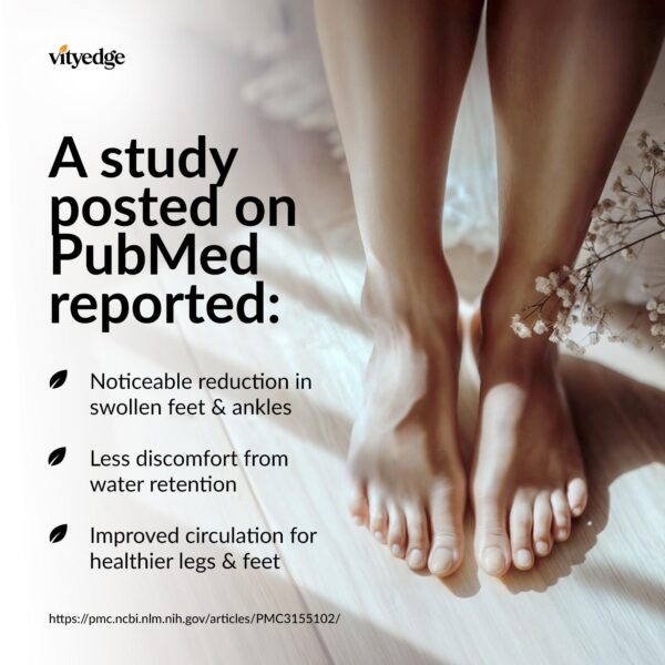 Frasco de Vityedge diurético natural