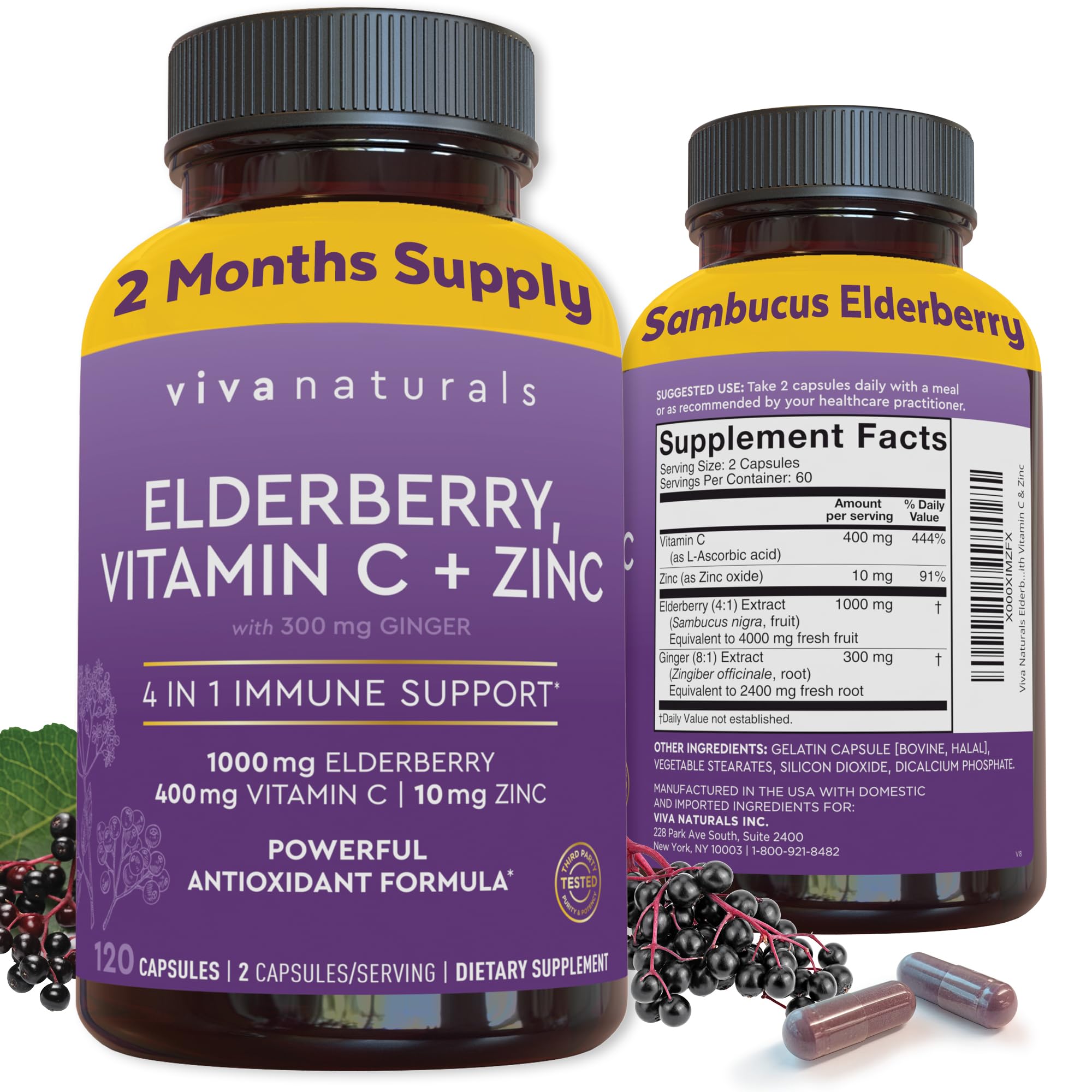 Elderberry with Vitamin C Zinc