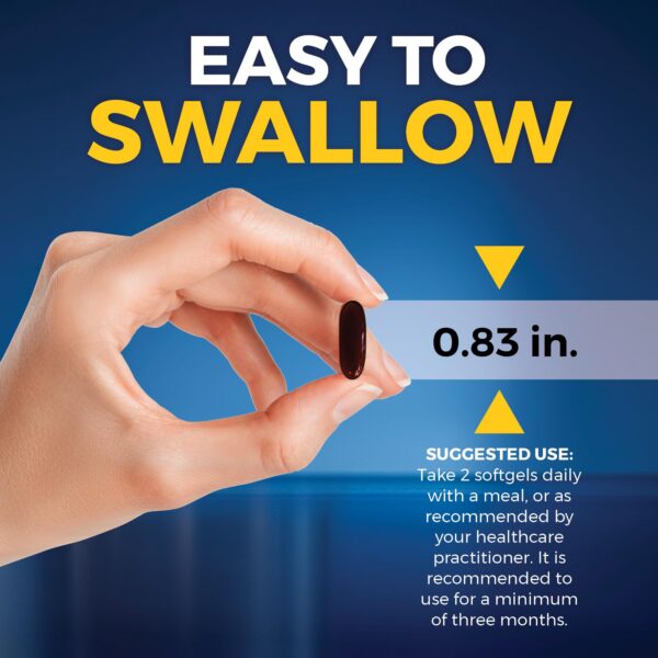 Etiqueta frontal de krill oil Viva Naturals