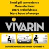 Vivarin suplemento cafeína para enfoque y energía rápida