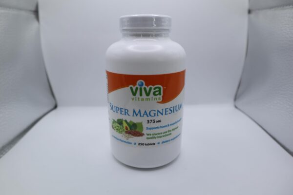 Detalle de etiqueta y formas de magnesio