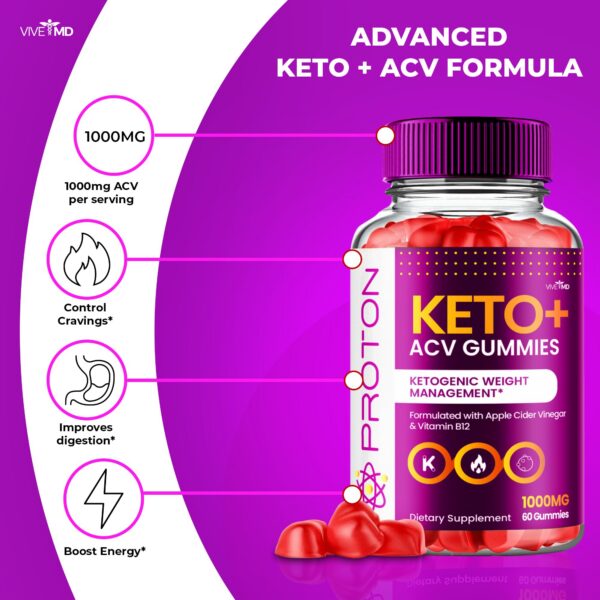 gomitas keto vive md proton acv fórmula avanzada