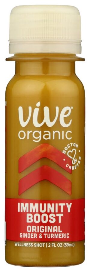 Vive Organic Immunity Boost shots suplemento inmunidad vegano