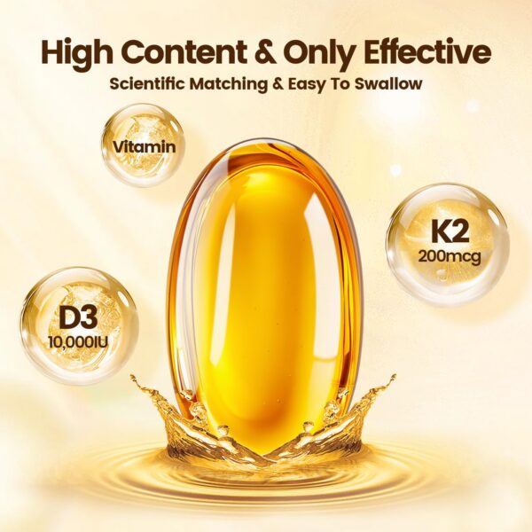 Cápsulas blandas VivoNu D3 + K2 MK-7 en bolsa