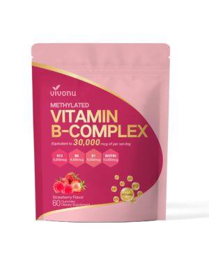 Frente del envase VivoNu Gomitas complejo B