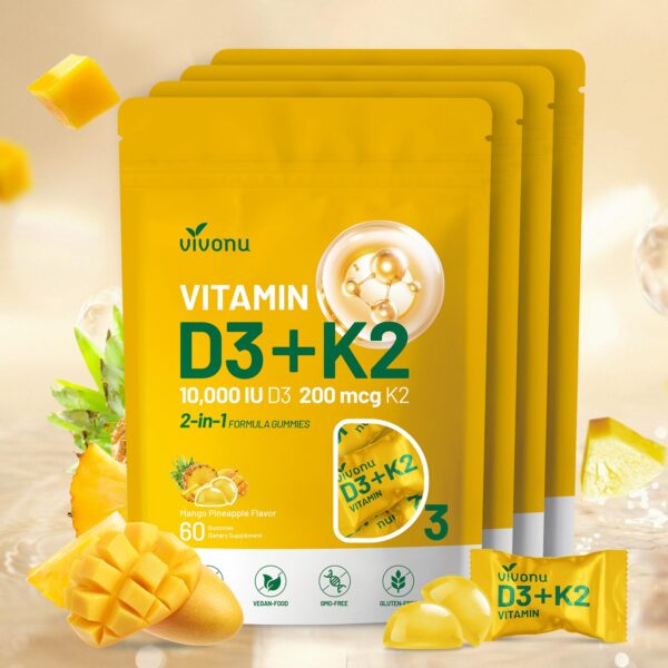 Gomitas VivoNu frente a caja