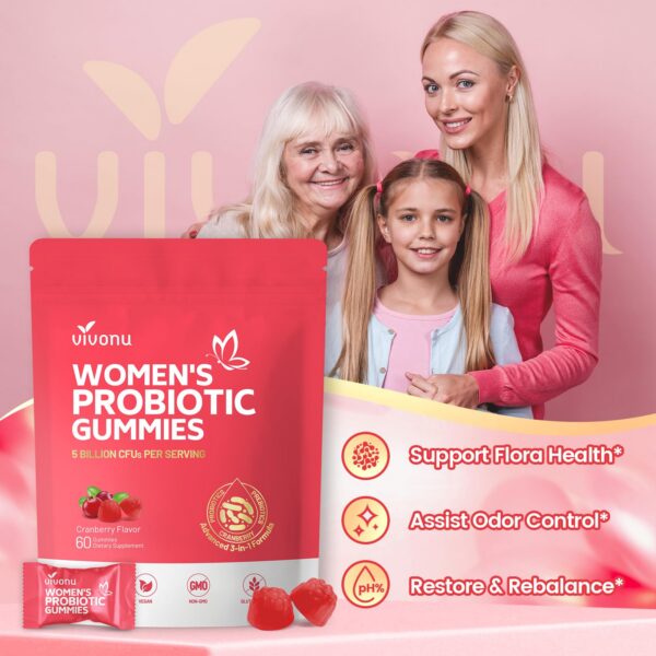 Frasco de 60 gomitas en estante