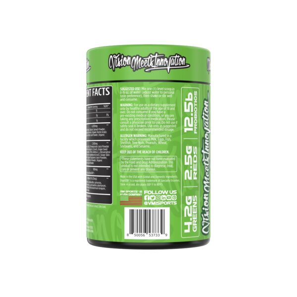 VMI Greens + Reds ingredientes