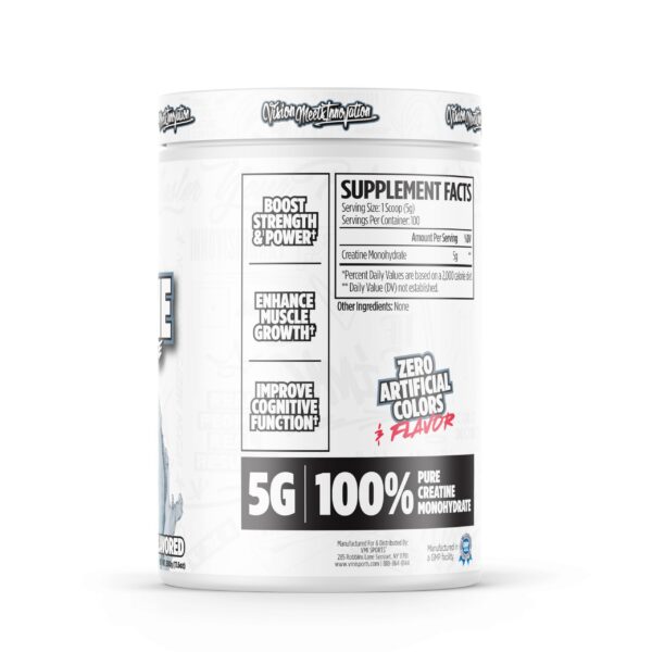 Polvo de creatina monohidratada listo para mezclar