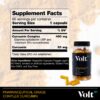 Volt03 suplemento natural cápsulas de cúrcuma 400 mg envase