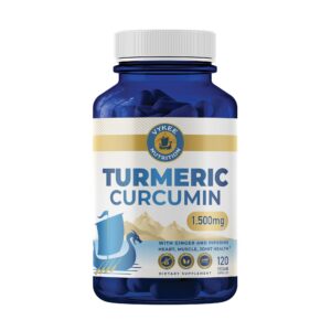 Vykee Nutrition Cúrcuma Curcumina 1500mg frasco 120 cápsulas