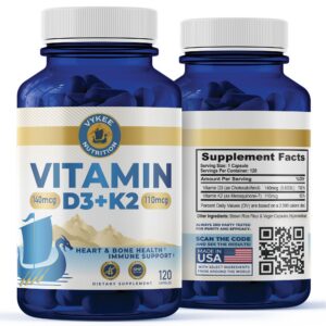 Frasco Vykee Nutrition Complejo D3 y K2