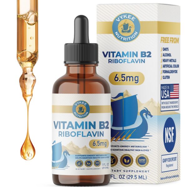 Botella Vykee Riboflavina B2 6.5 mg