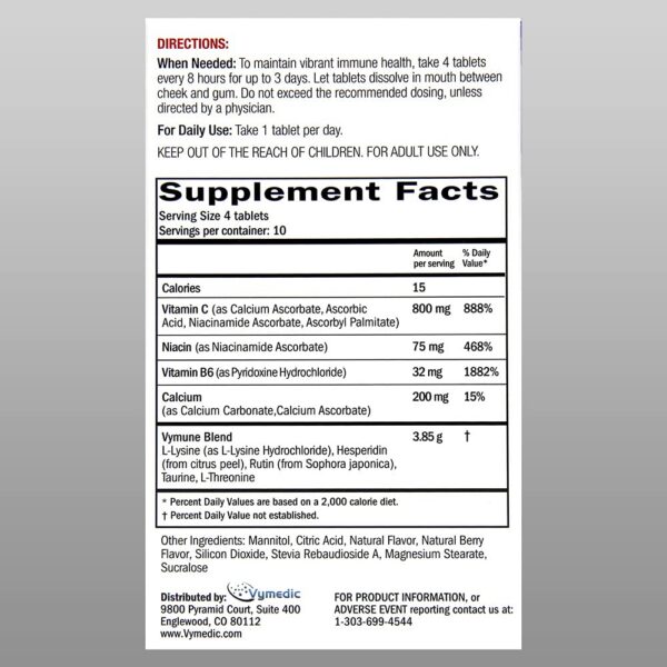 Vymune aminoacidos meltaway lateral