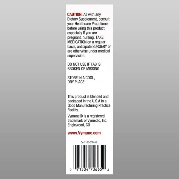 Vymune sabor frutos rojos etiqueta